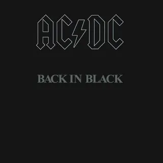Cover of Back in Black